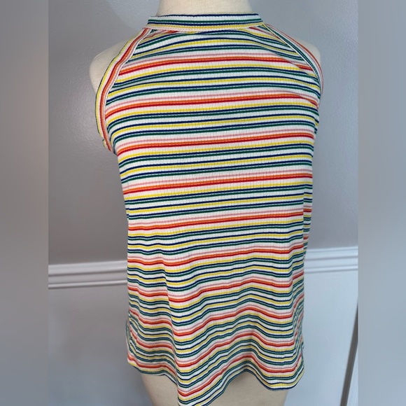 NWT Society & Stitch Multicolored Halter Racerback Tank - Picture 5 of 9
